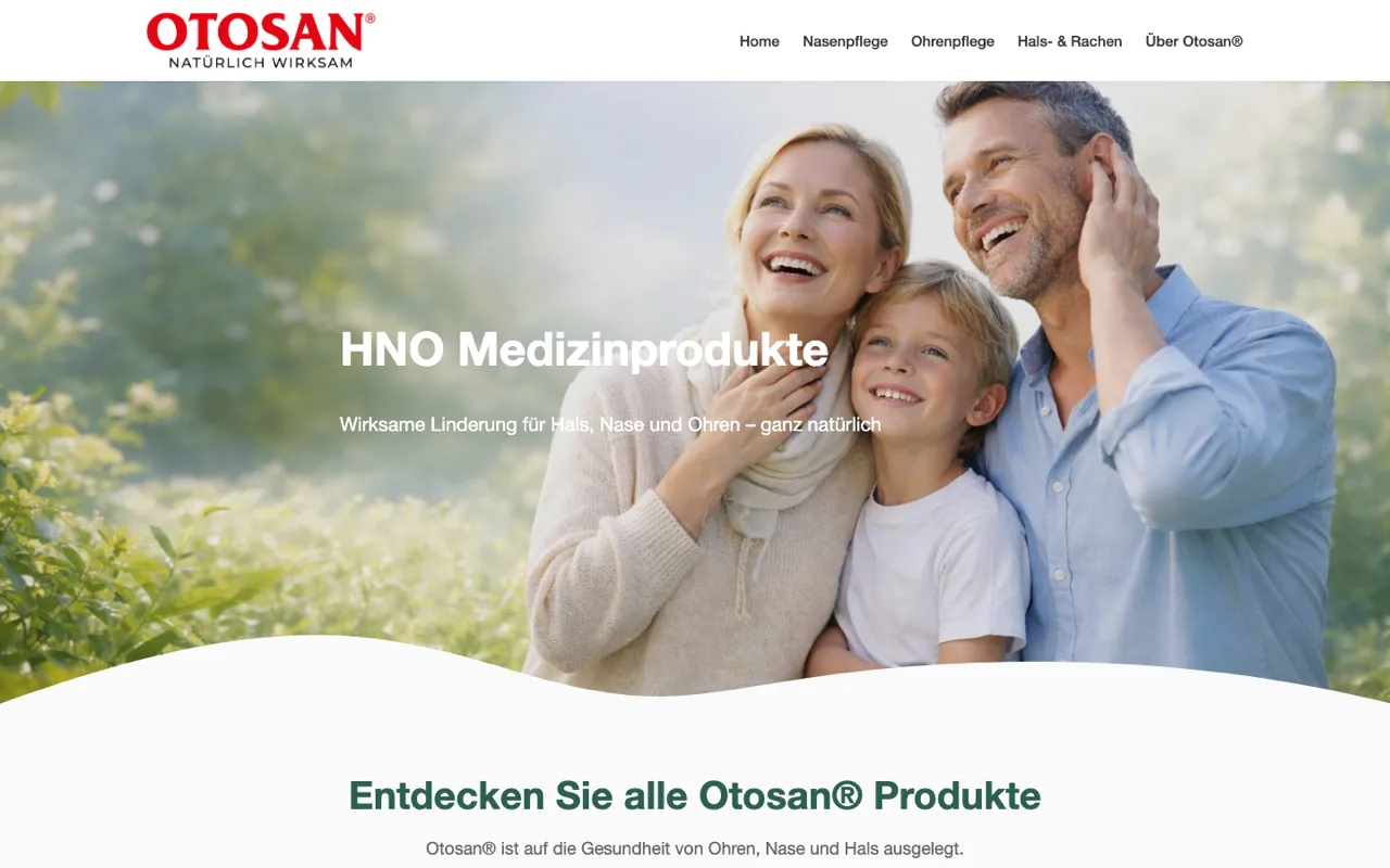 Otosan — Naturheilmittel und Medizinprodukte